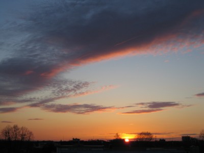 Sonnenuntergang in DA